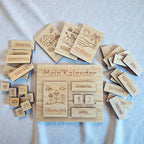 Dauerkalender für Kinder aus Holz - Übersicht