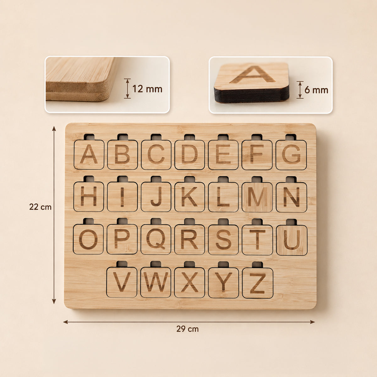 Montessori Alphabet Puzzle - Übersicht