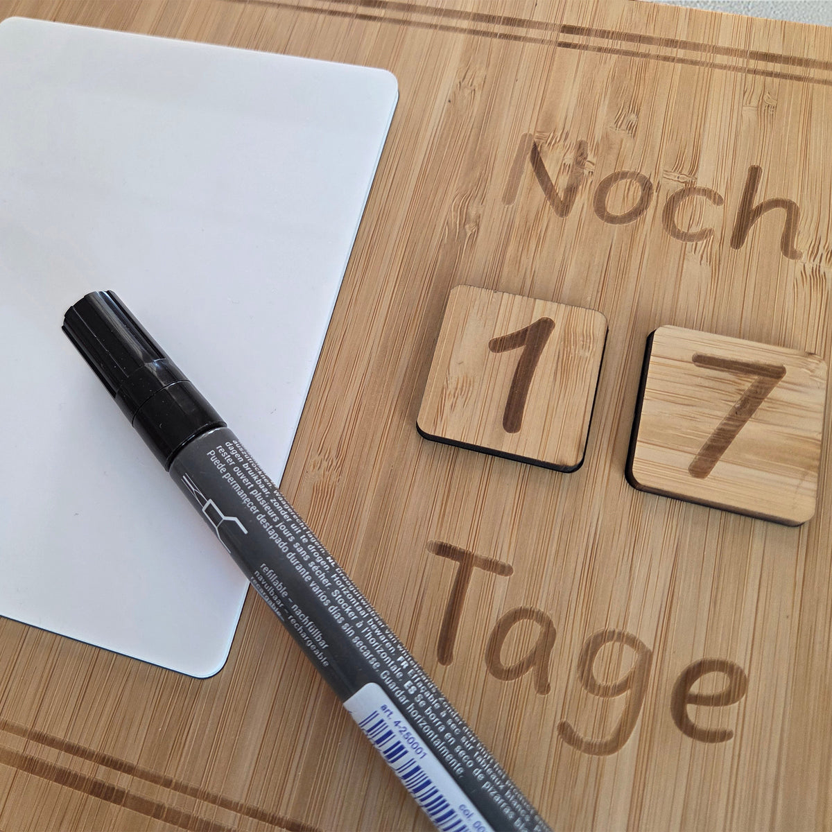 Countdown-Kalender - Detailansicht
