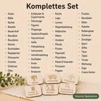 Komplettes Kinderzimmer Etiketten Holz Set Variante Spielsachen