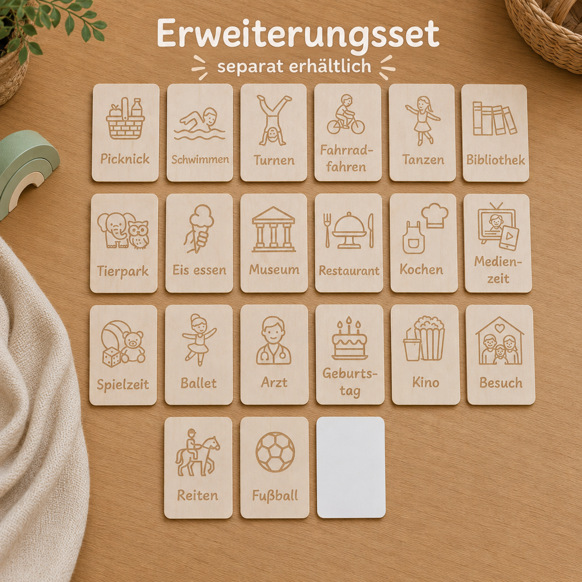 Erweiterungsset für den Kinder-Tagesplaner