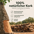 Affirmations-Untersetzer für Kinder aus Kork – 5 Mutmacher für den Alltag