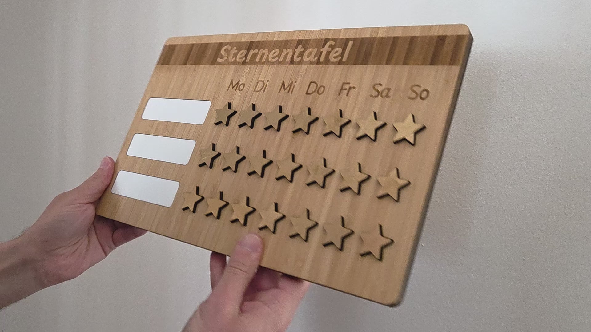 Wochenroutine für Kinder – Aufgabenplan zum Sterne sammeln